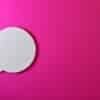Pink Background With Speech Bubble