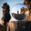 glass sphere, devil wall, creation