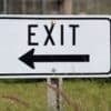 Exit Signage Pointing at Right Side
