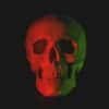 skull head bust with LED light